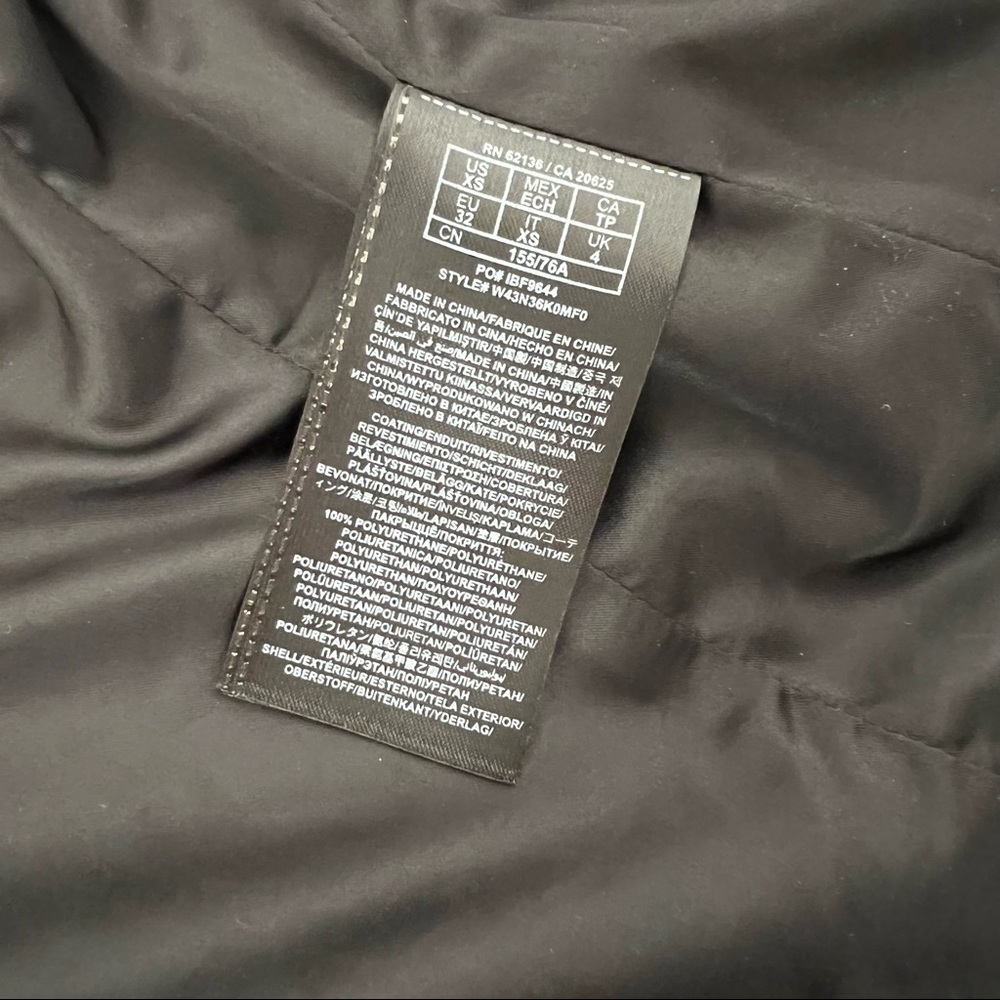 Guess black moto jacket with faux leather - Picture 13 of 13